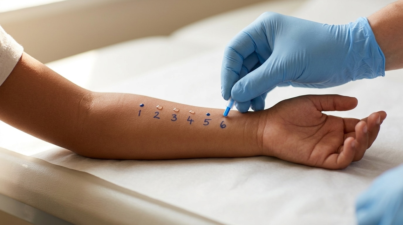 Skin prick testing